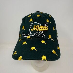 Mat-Su Miners of Alaska‎ Baseball League Zephyr Brand Hat Cap Green Yellow